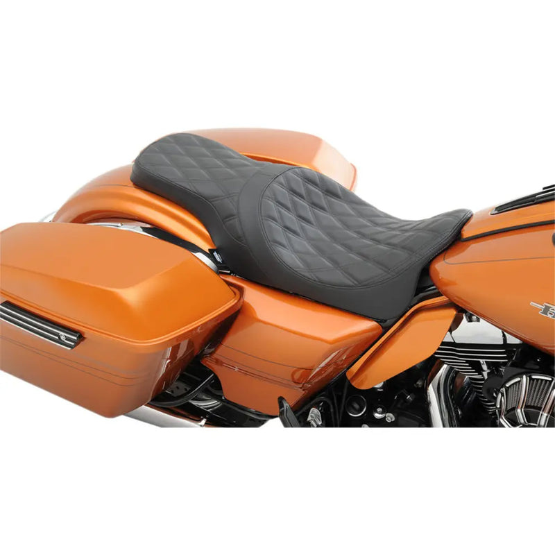 Drag Specialties Predator 2-Up Forward Sitzbank für Harley