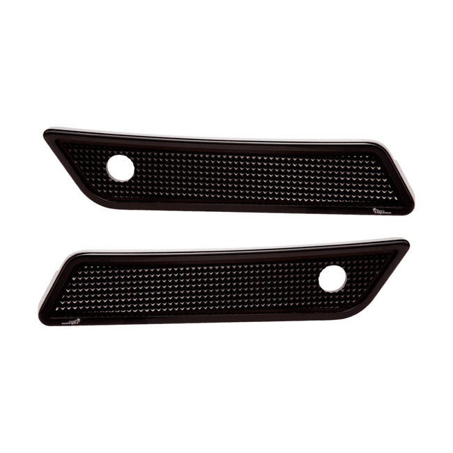 Vity's Design Diamant-Satteltaschenverschlussabdeckungen für Harley
