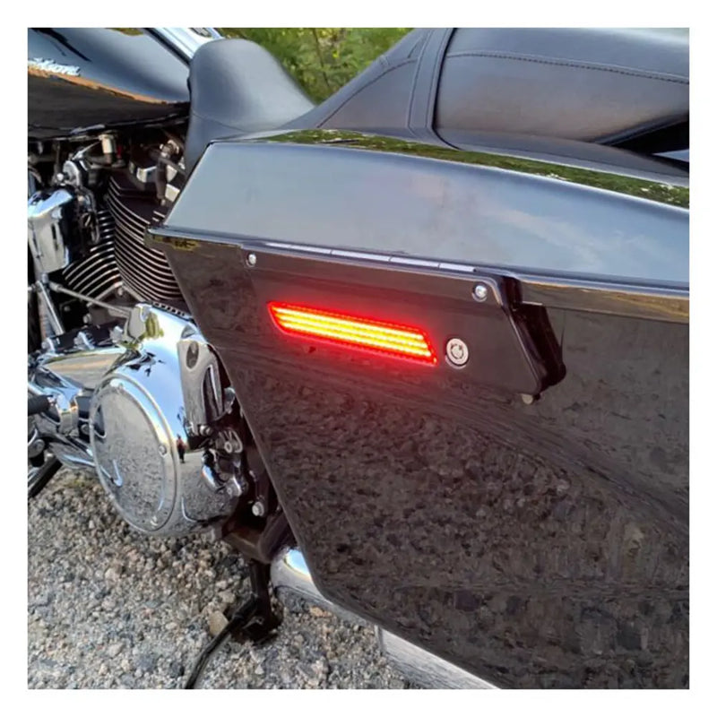 Custom Dynamics LED-Leuchten mit doppeltem Lichtintensitätsregler für Satteltaschenverschlüsse für Harley