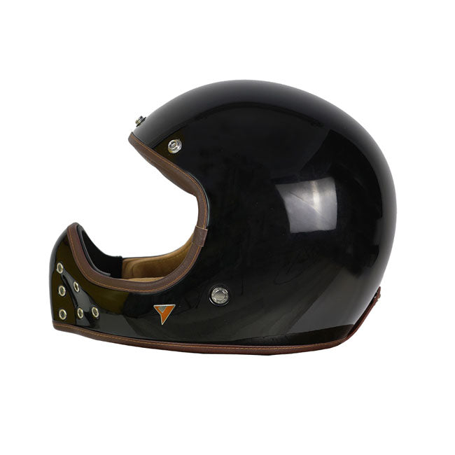 By City The Rock Retro Motocross Motorradhelm
