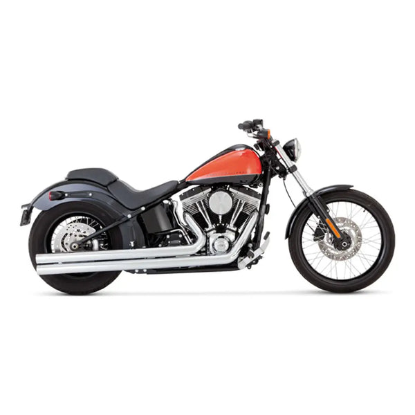 Vance & Hines Bigshots Langer Auspuff Chrom für Harley