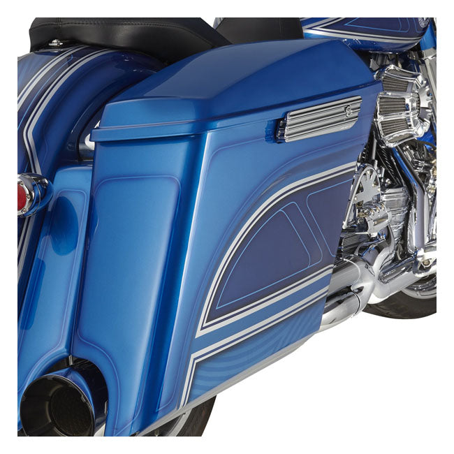 Arlen Ness 10 Gauge Satteltaschenverschlussabdeckungen für Harley