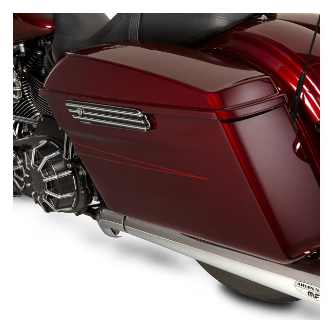 Arlen Ness 10 Gauge Satteltaschenverschlussabdeckungen für Harley