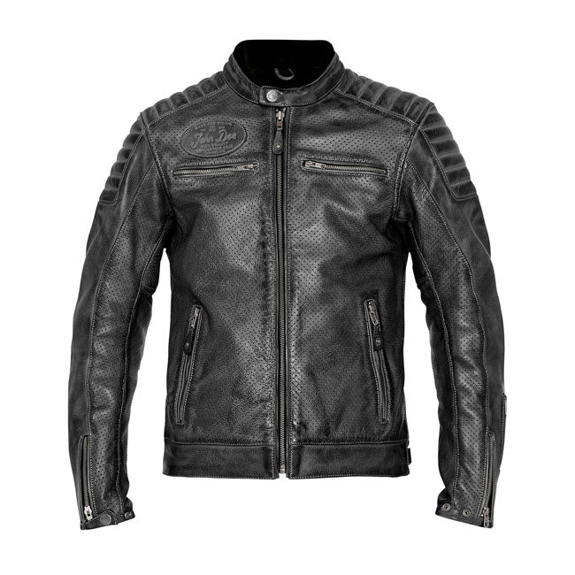 John Doe Sturm Leder Motorradjacke