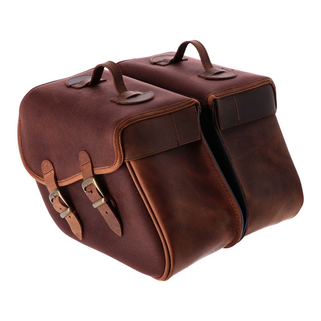 Longride Heritage 23L Click-On Motorrad-Satteltaschen-Set