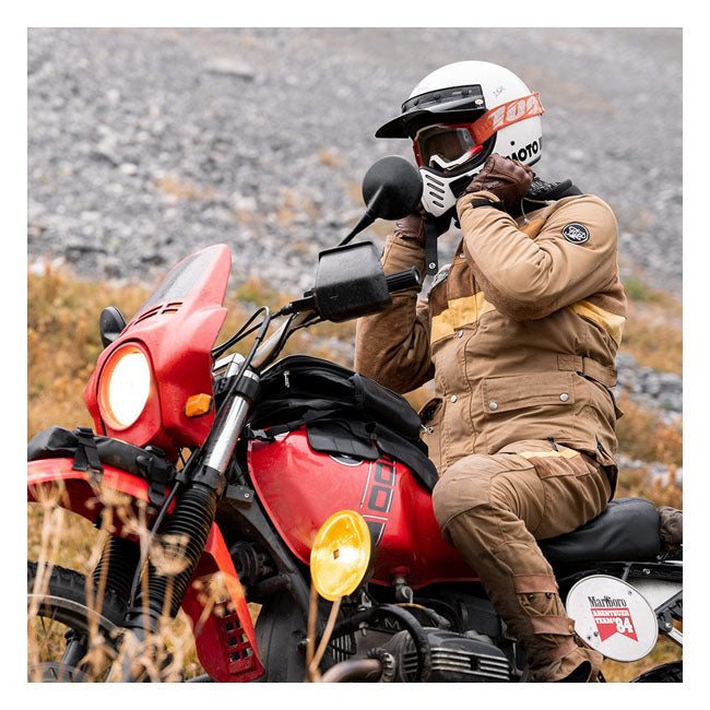 Longride Heritage gewachste Motorrad-Tankrucksack