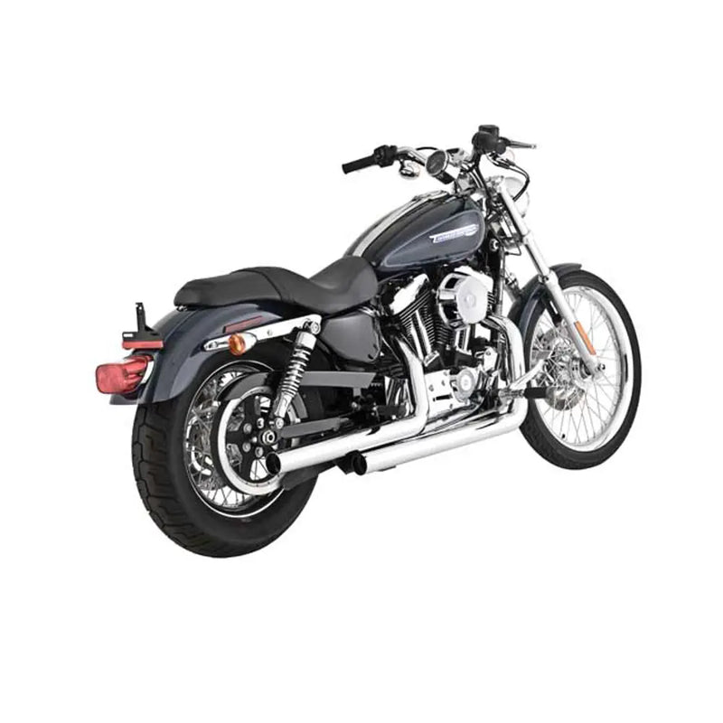 Vance & Hines Straightshots Auspuff Chrom für Harley