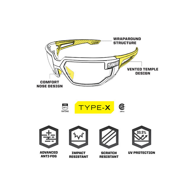 Mechanix Typ-X-Schutzbrille