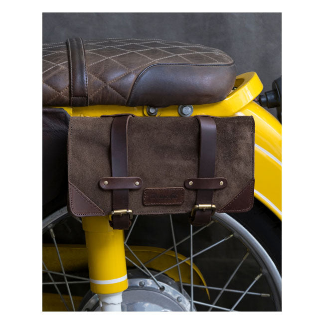 Trip Machine Leder-Werkzeugrolle für Motorräder
