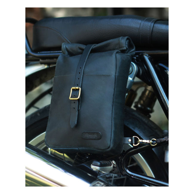 Trip Machine Vintage Leder 3,3 l Motorrad-Satteltasche / Umhängetasche