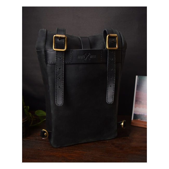 Trip Machine Vintage Leder 3,3 l Motorrad-Satteltasche / Umhängetasche