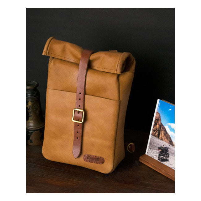 Trip Machine Vintage Leder 3,3 l Motorrad-Satteltasche / Umhängetasche