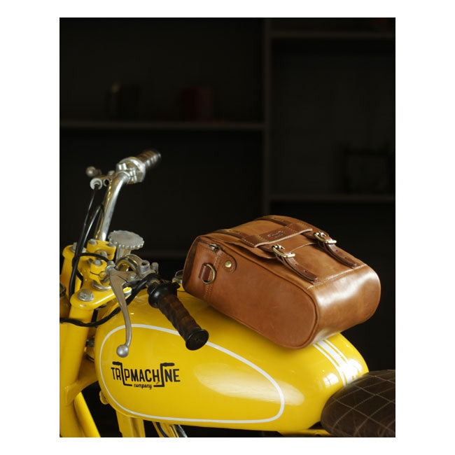 Trip Machine Vintage Leder 4,4 l Motorrad-Tank-/Hecktasche