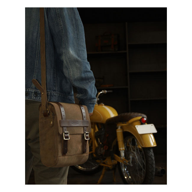 Trip Machine Vintage Leder 4,4 l Motorrad-Tank-/Hecktasche