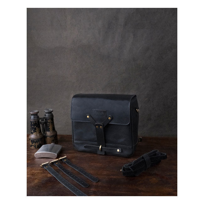 Trip Machine Vintage Leder Motorrad Kuriertasche