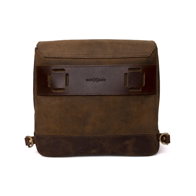 Trip Machine Vintage Leder Motorrad Kuriertasche