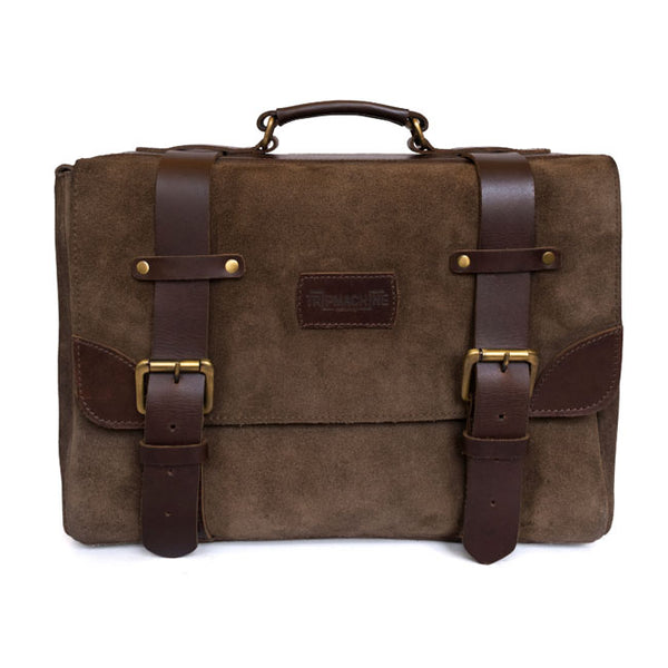 Trip Machine Vintage Leder-Motorrad-Satteltasche Warrior