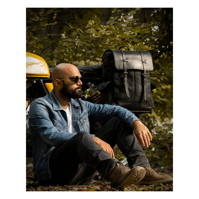 Trip Machine Vintage Rambler Motorrad-Satteltasche / Rucksack