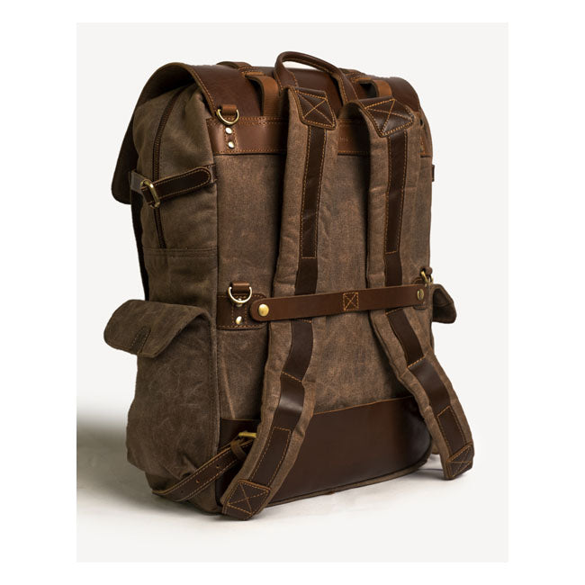 Trip Machine Vintage Rambler Motorrad-Satteltasche / Rucksack