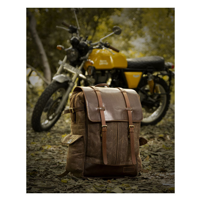 Trip Machine Vintage Rambler Motorrad-Satteltasche / Rucksack