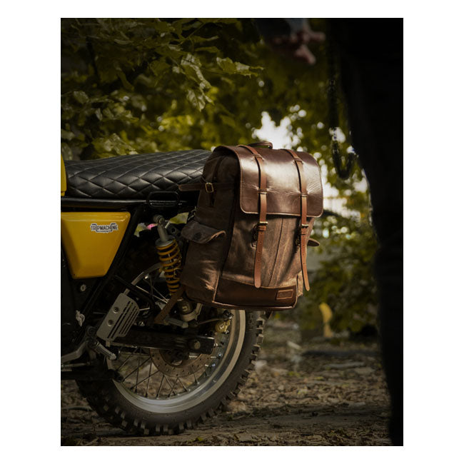 Trip Machine Vintage Rambler Motorrad-Satteltasche / Rucksack