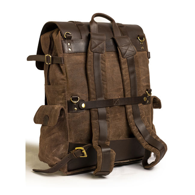Trip Machine Vintage Rambler Motorrad-Satteltasche / Rucksack