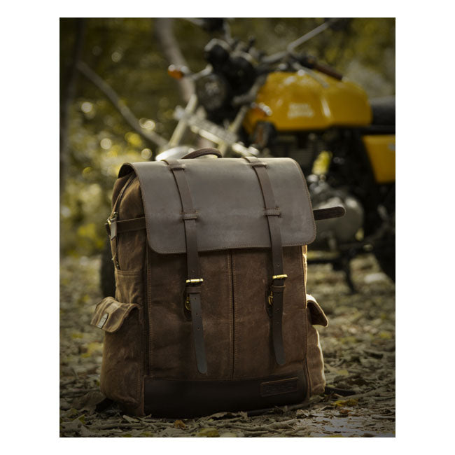 Trip Machine Vintage Rambler Motorrad-Satteltasche / Rucksack