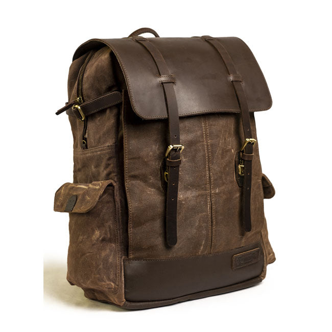 Trip Machine Vintage Rambler Motorrad-Satteltasche / Rucksack