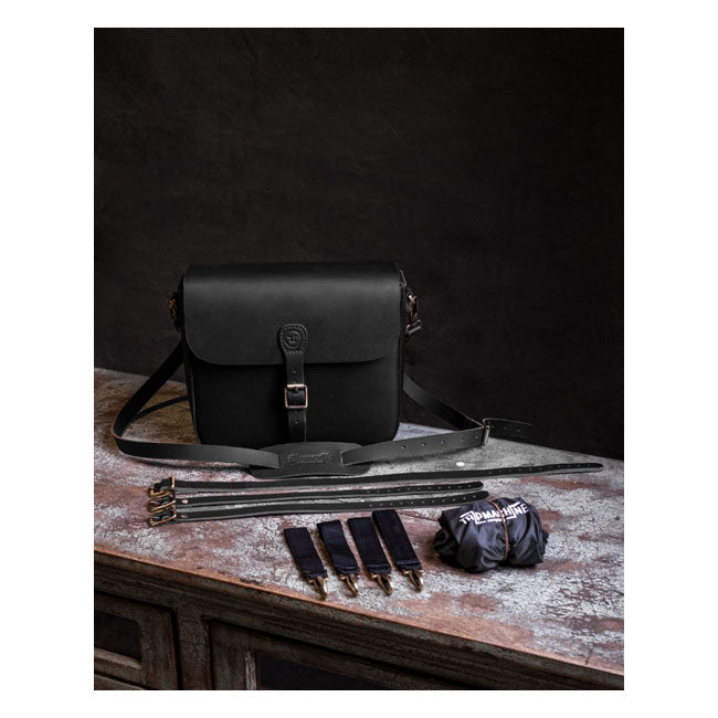 Trip Machine Classic Motorrad-Satteltasche aus Leder