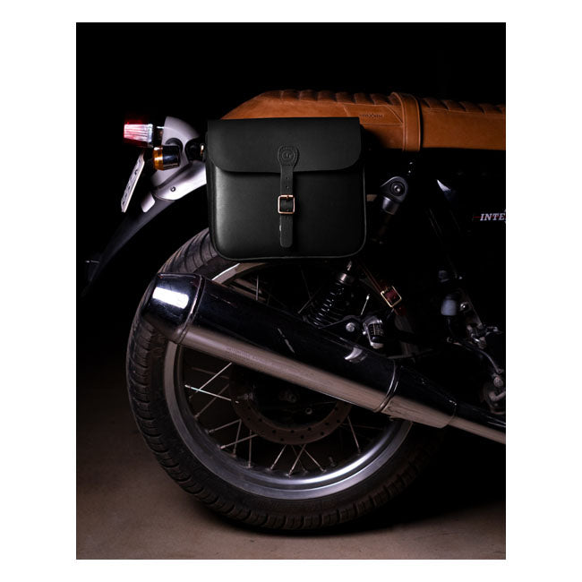 Trip Machine Classic Motorrad-Satteltasche aus Leder