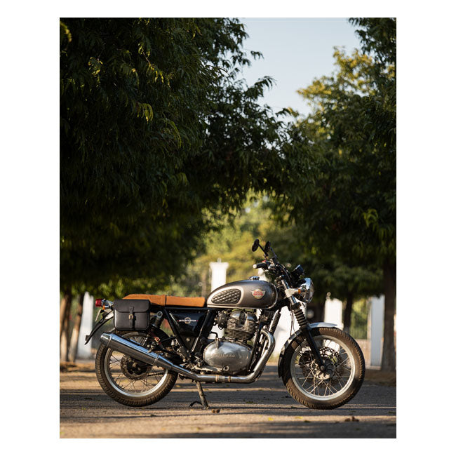 Trip Machine Classic Motorrad-Satteltasche aus Leder
