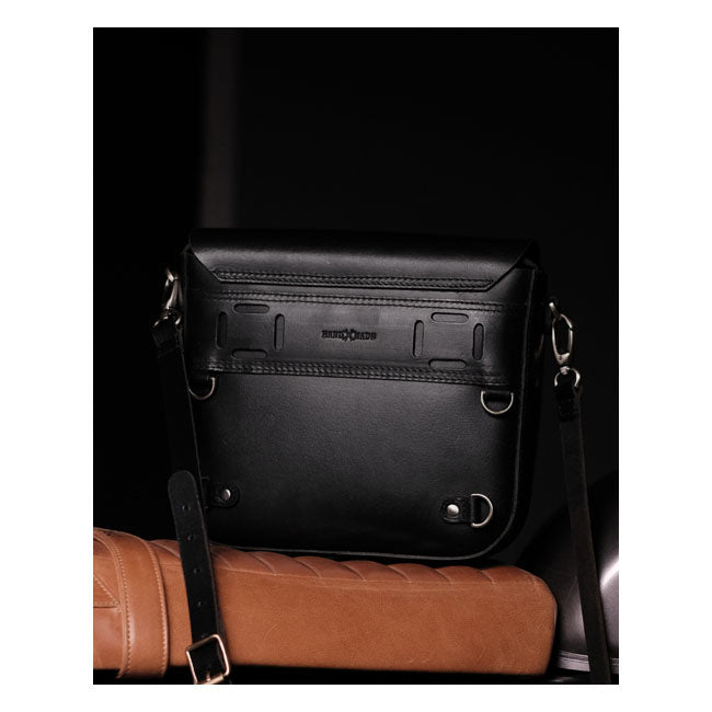 Trip Machine Classic Motorrad-Satteltasche aus Leder