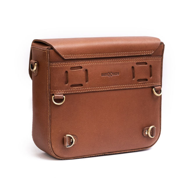 Trip Machine Classic Motorrad-Satteltasche aus Leder