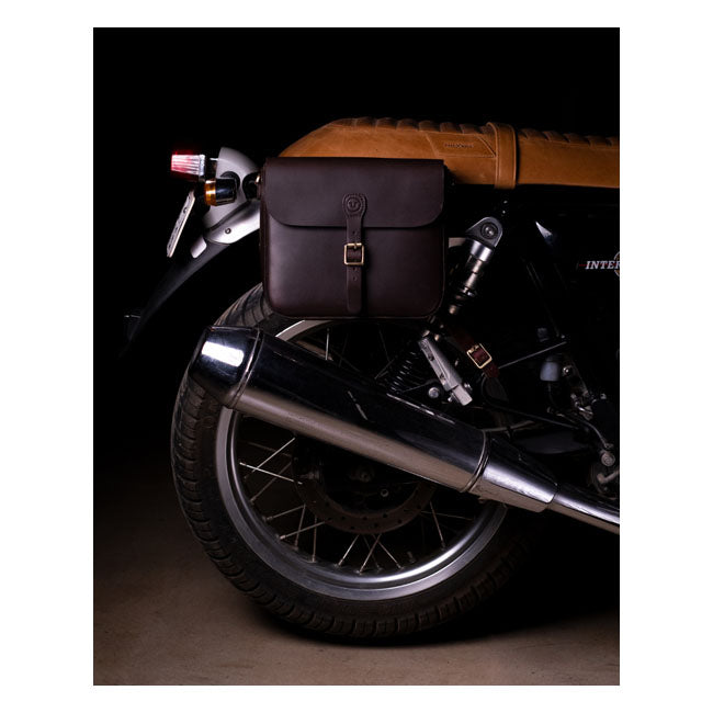 Trip Machine Classic Motorrad-Satteltasche aus Leder