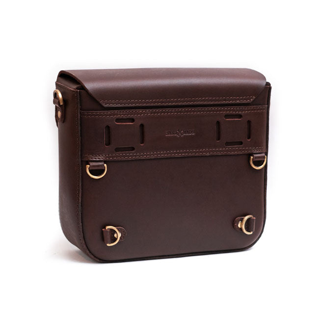 Trip Machine Classic Motorrad-Satteltasche aus Leder