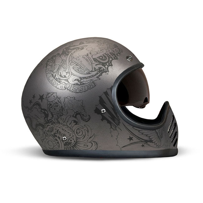 DMD Seventyseven Retro MX Motorrad-Helm