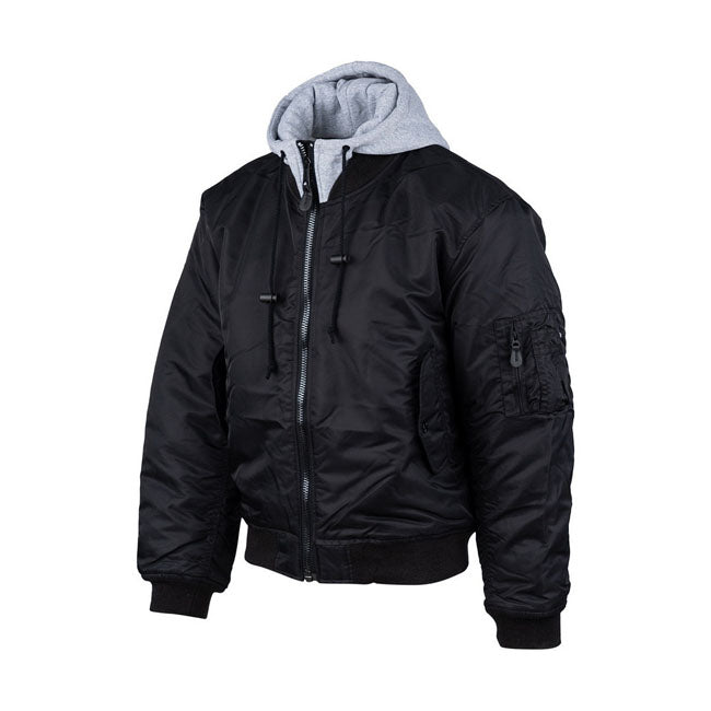 MA-1 Bomber Flight Jacke mit Kapuze