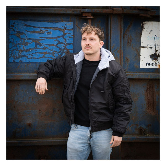 MA-1 Bomber Flight Jacke mit Kapuze
