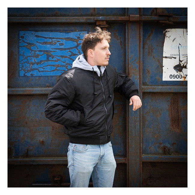 MA-1 Bomber Flight Jacke mit Kapuze