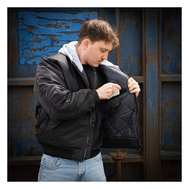 MA-1 Bomber Flight Jacke mit Kapuze