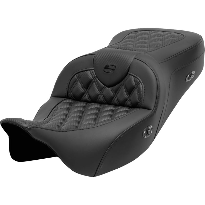 Saddlemen Roadsofa Lattice Stitch Sitz für Harley