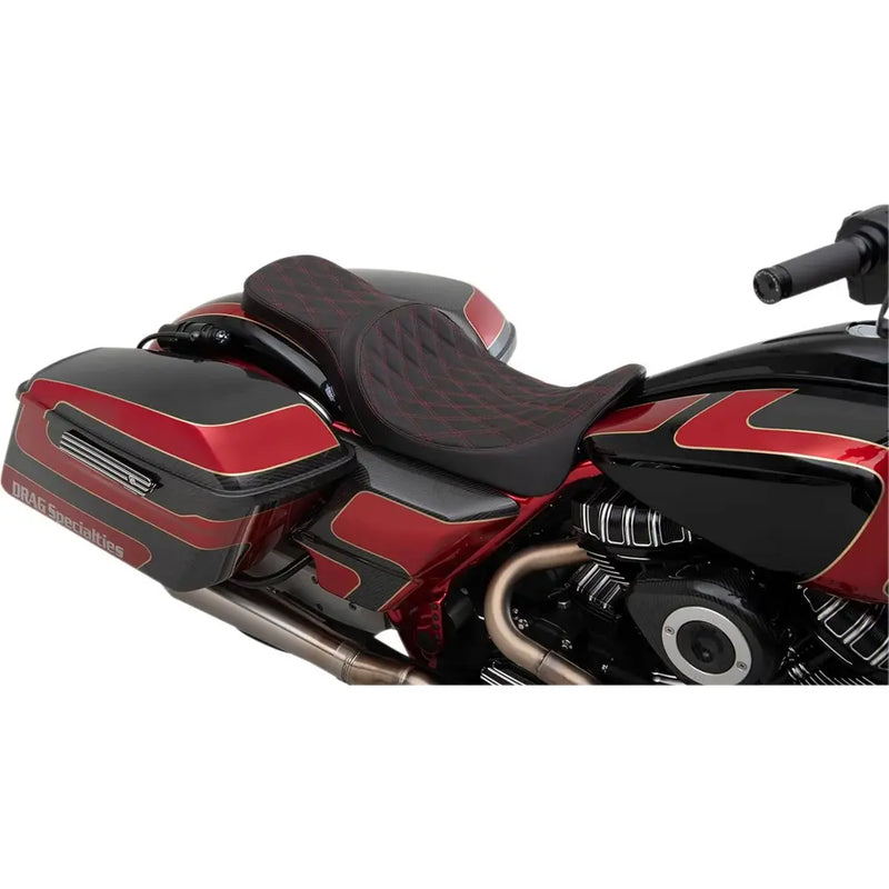 Drag Specialties Predator 2-Up Sitz für Harley 