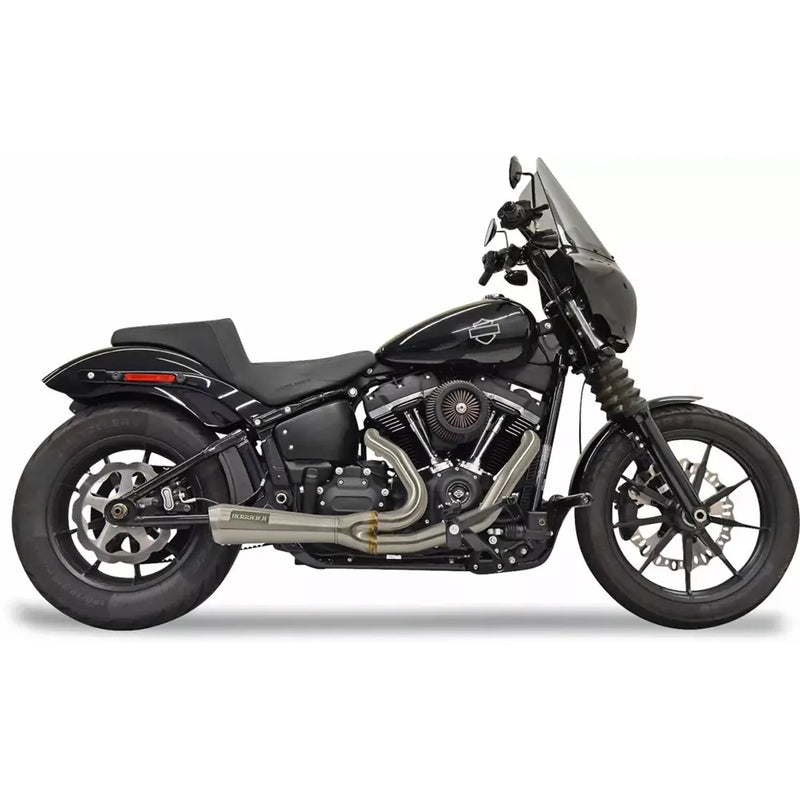 Bassani The Ripper Short 2-into-1 Katalysator Auspuffanlage für Harley