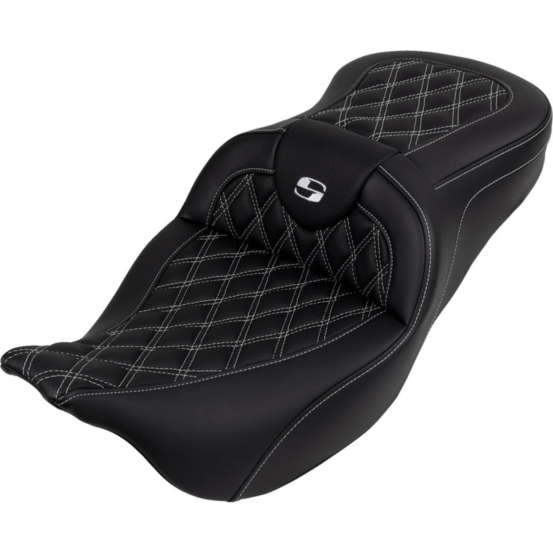 Saddlemen Roadsofa Lattice Stitch Sitz für Harley