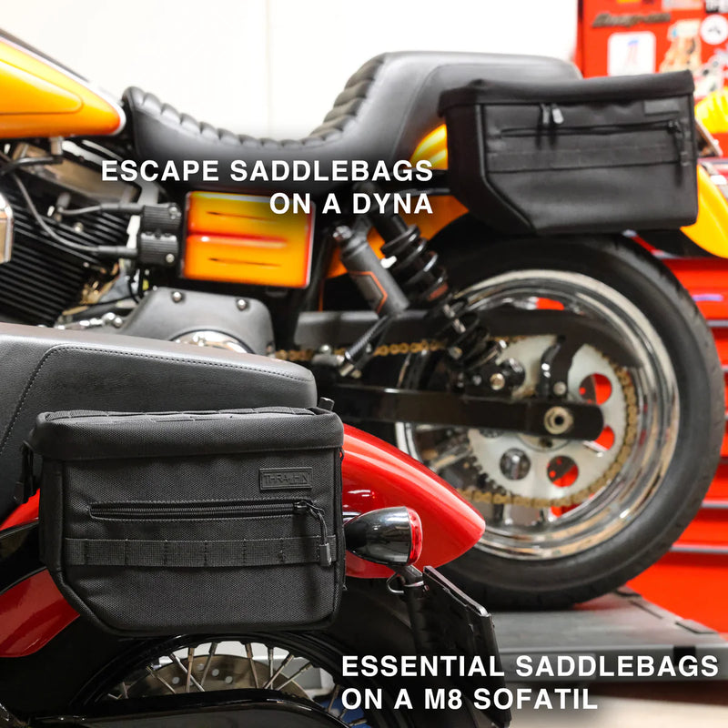 Thrashin Supply Hartmontage-Satteltaschenhalterungen für Harley
