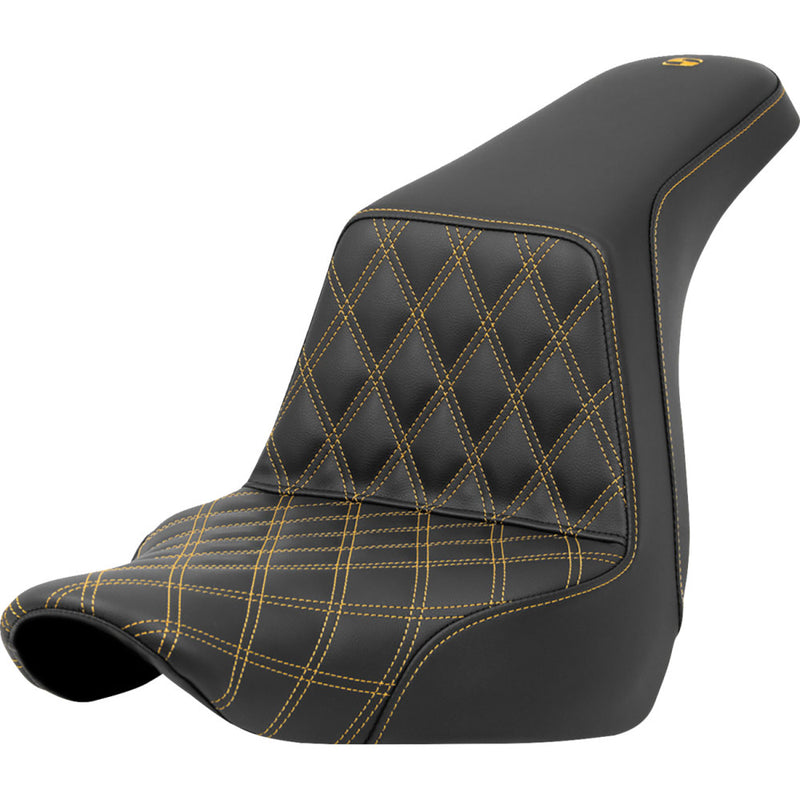 Saddlemen Step-Up Front Lattice Stitch für Harley