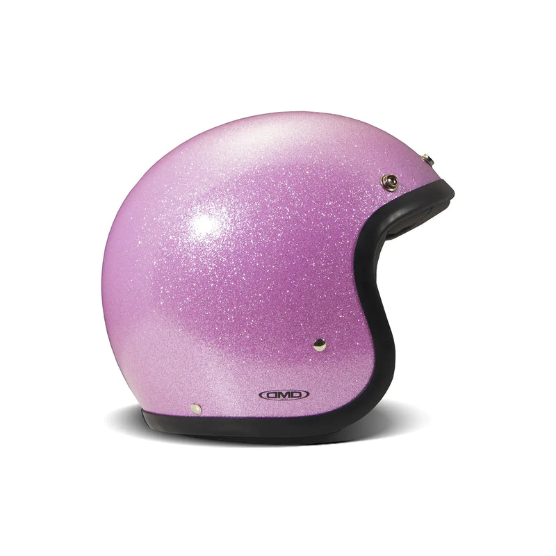 DMD Offener Retro-Metallic-Motorradhelm