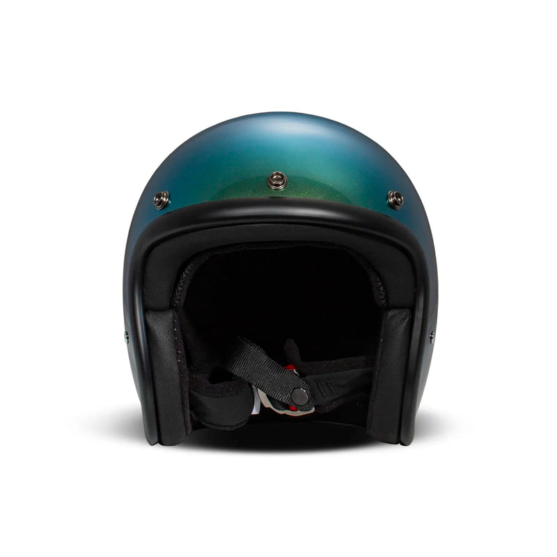 DMD Offener Retro-Metallic-Motorradhelm