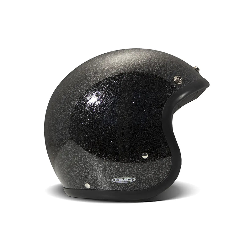DMD Offener Retro-Metallic-Motorradhelm