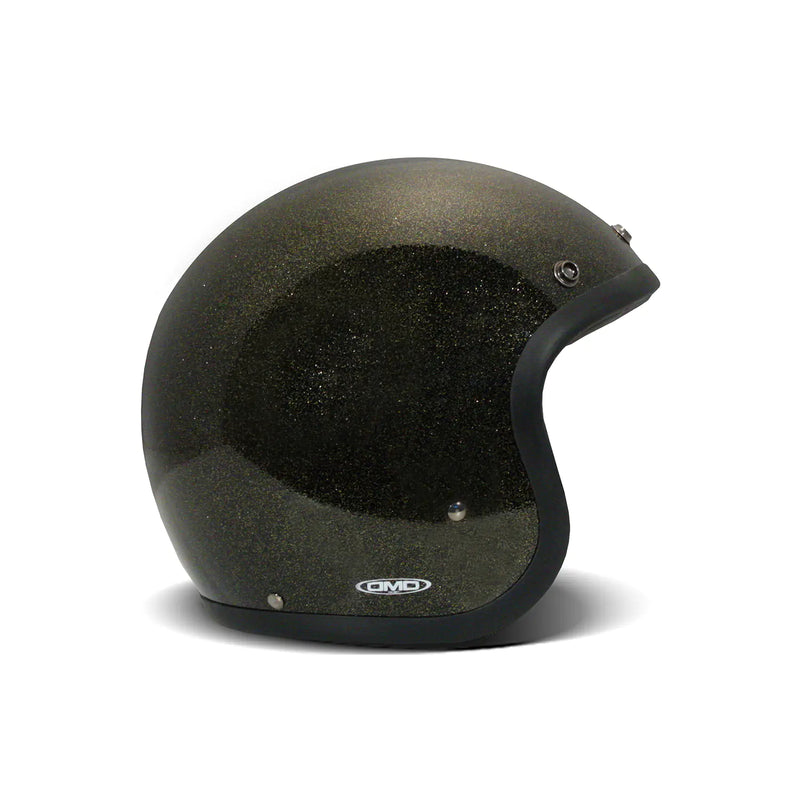 DMD Offener Retro-Metallic-Motorradhelm